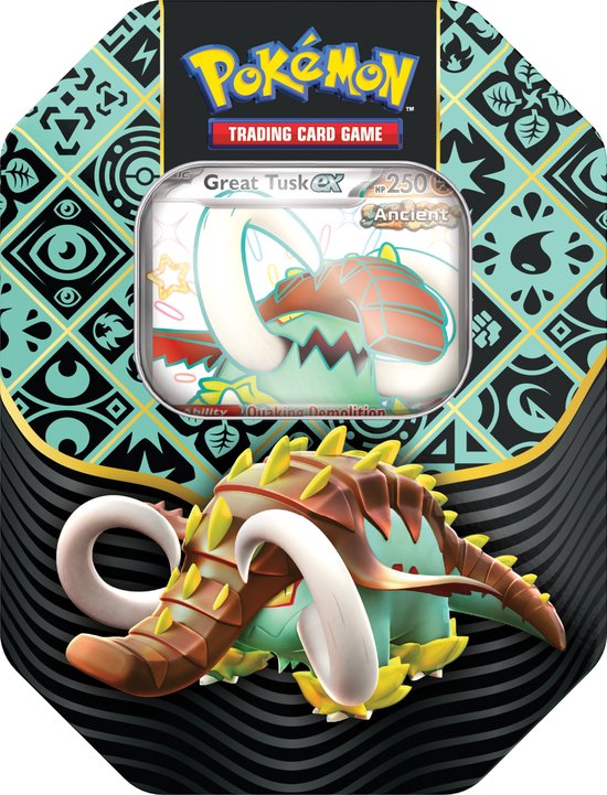 Paldean Fates Great Tusk ex tin