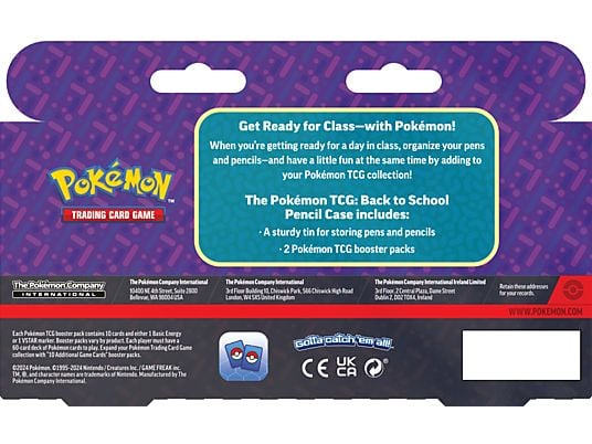 Pokémon back to school pencil case